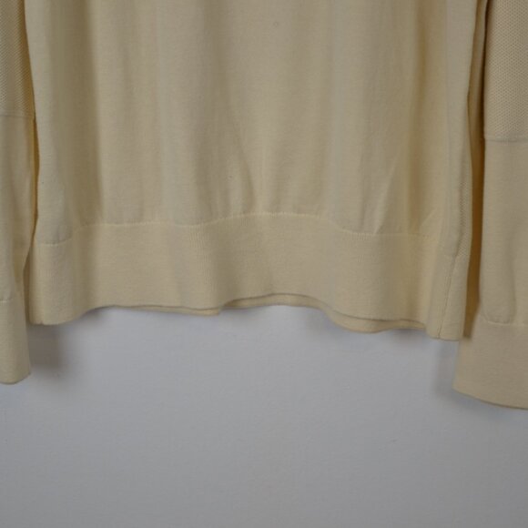 Tommy Hilfiger Mens XL 1/4 Zip Mock Neck Pullover Career Elbow Patch Sweater - Picture 5 of 9